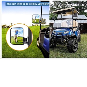 Triciclo Eléctrico ClubCar EZGO con Espejo Retrovisor Plegable Universal de 180 Grados, Vehículo Turístico Green Channel - Product Image 1
