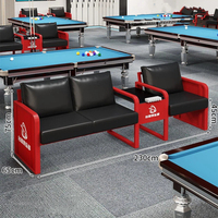 Canapé de luxe pour salon de billard Salle de billard Spectator Chair pour bar Club Entertainment Space