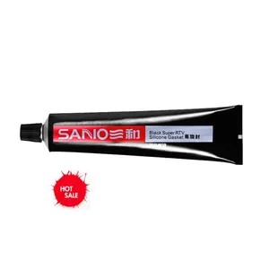 Adhesivo para hacer juntas Sanvo personalizado colorido de alta temperatura RTV silicona negro OEM ODM servicio rojo silicona sellador gris Silicona