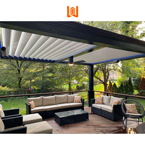 عريشة بناء ممتازة ، مصاريع رفرف كهربائي ، منتجعات فاخرة بجانب المسام ، عريشة ألمنيوم ممتازة للعطلات - Product Image 2