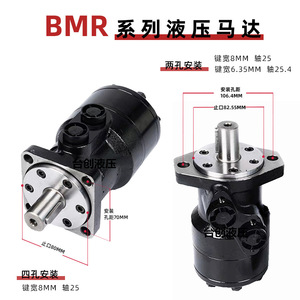 มอเตอร์ไฮดรอลิกไซโคลอไดล์ BMR แกน 40 มม. แรงบิด 100 นิวตันเมตร 500 รอบต่อนาที ความเร็วต่ำ แรงบิดสูง - Product Image 4