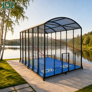 Terrain de <span class=keywords><strong>squash</strong></span> extérieur entièrement vitré avec toit pour clubs de <span class=keywords><strong>squash</strong></span>, hôtels et centres de fitness - Product Image 3