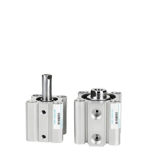 Cylindre pneumatique compact standard de la série CQ2B40-100DCZ CQ2 pour applications industrielles et d'automatisation - Product Image 6