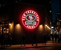 Letrero Luminoso LED Flexible de Neón para Exteriores, Resistente al Agua, con Logotipo Personalizado, para Gimnasios, Deportes y Decoración de Campus