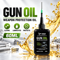 AVIC HANGTE 60ml Huile pour pistolet à aiguille de précision, Nettoyant, lubrifiant et protecteur antirouille 3-en-1 pour l'entretien des armes à feu tactiques