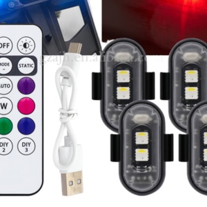 Luz Decorativa Inalámbrica con Control Remoto, Mini Luz Estroboscópica para Aeronaves, Luz de Advertencia Intermitente RGB para Coche, Bicicleta, Motocicleta, Luz Trasera - Product Image 4