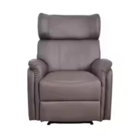 Fauteuil inclinable électrique moderne à dossier haut pour cinéma maison, avec fonction de levage électrique