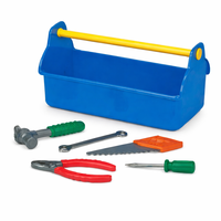 Qualité exceptionnelle - Boîte à outils de jeu d'imitation - Ensemble de 10 outils de construction pour enfants