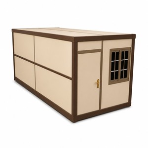 Casa contenedor plegable de montaje rápido para campamentos de trabajadores en proyectos remotos, con despliegue rápido de la mano de obra. - Product Image 1