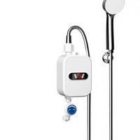 Chauffe-eau électrique instantané transfrontalier à température constante rapide 3500W en plastique avec garantie à vie pour douche