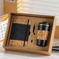 Carnet de notes en cuir A5 avec reliure cousue, logo personnalisé, agenda rigide, planificateur 2026, coffret cadeau d'entreprise