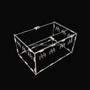 Trong suốt Acrylic môi trường sống Terrarium lắp ráp Acrylic tarantulas Lồng cho loài bò sát - Product Image 3