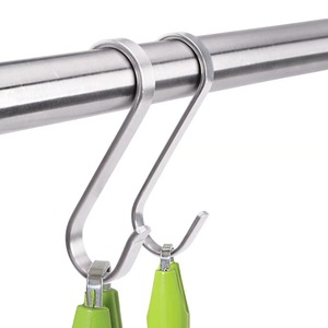 Mini Nhỏ Xoắn 90 Độ Phẳng Mạ Kẽm Kim Loại Thép Nhôm Móc Áo S <span class=keywords><strong>Shape</strong></span> Thép Không Gỉ S <span class=keywords><strong>Hook</strong></span> - Product Image 6