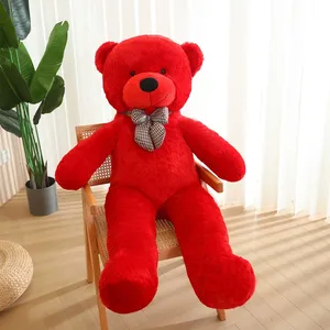 Orso di Peluche Gigante all'Ingrosso <span class=keywords><strong>Orsacchiotto</strong></span> <span class=keywords><strong>Rosso</strong></span> di Grandi Dimensioni Animale di Pezza Cuscino a Forma di <span class=keywords><strong>Orsacchiotto</strong></span> Regalo per San Valentino - Product Image 5