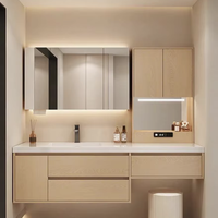 Salle de bain, lavabo, coiffeuse, armoire de salle de bain, rangement multi-niveaux