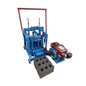 QT2-45中空ブロックマシンディーゼルビルディングブロックマシン卵層レンガ製造機 - Product Image 4