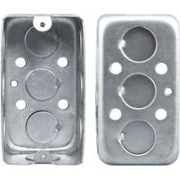 Boîtier de jonction octogonal en tôle galvanisée standard sud-américain pour interrupteur et prise 4*2/4*4