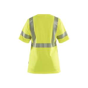Blaklader-350225373300XXL เสื้อยืด Hi-Vis ของผู้หญิงสีเหลือง-EAN 7330509881422 HI-VIS Workwear - Product Image 2