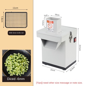 Commercial Vegetable Carrot Potato Onion Slicer Dicing <b>Cutter</b> Vegetable Cutting <b>Machine</b> - Product Image 2