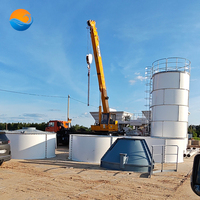 Silo per Cemento Imbullonato Pacific da 50, 100, 200 Tonnellate, Serbatoio Verticale per Stoccaggio di Cemento e Ceneri Volatili