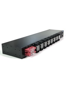PDU phân phối điện đơn vị, 8-Port DC thông minh PDU với khối thiết bị đầu cuối, 12V/24V/48V/400V, Modbus, mqtt, Telnet - Product Image 3