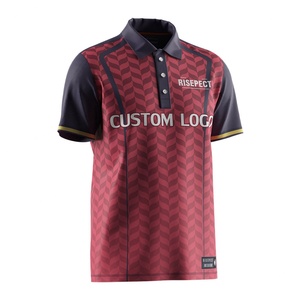 เสื้อยืดกีฬาผู้ชายแบบแห้งเร็วสีแดงลายพิมพ์ดิจิทัลใหม่สำหรับออกกำลังกายและเล่นคริกเก็ตจากซัพพลายเออร์ - Product Image 3