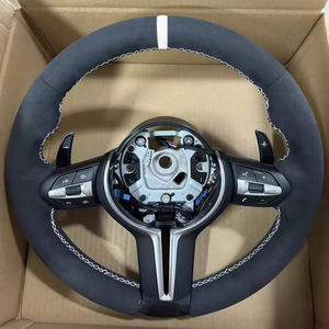 Volante de Coche en Cuero Suede Completo para <span class=keywords><strong>BMW</strong></span> M M3 M5 M6 F20 F21 F06 F07 F10 F11 F12 F13 F30 F32 F80 F91 E90 E91 E92 - Product Image 5
