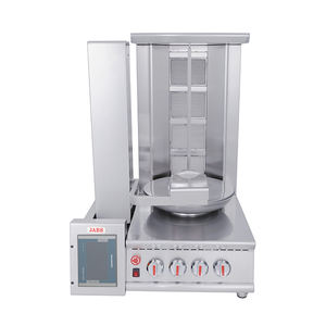 Venta caliente máquina automática de shawarma de gas con cortador rotar-shawarma-máquina comercial Shawarma máquina personal 4 quemadores - Product Image 6