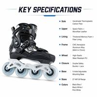 Patins à roulettes en fibre de carbone FSK Freestyle en gros, roues PU 4x72mm, cadre en aluminium aérospatial, 3 couleurs, Freestyle