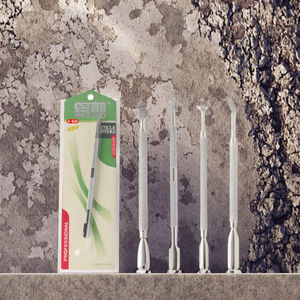 Coupe-ongles professionnel double face en acier inoxydable, meilleur repousse-cuticules pour le nail art et l'élimination des peaux mortes en salon - Nouveauté pour les ongles - Product Image 3