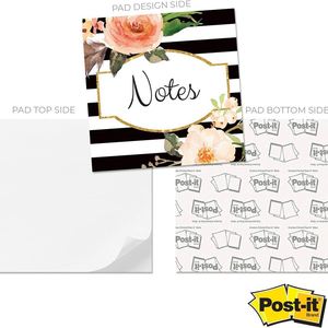 Bloc-notes adhésifs en papier, nouveau design, 500 feuilles avec support en bois, bloc-notes personnalisé avec logo d'entreprise, cadeaux de fin d'année - Product Image 5