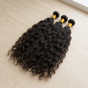 Extensions de cheveux bouclés du temple indien brut Double trame Cheveux humains vierges Vagues droites et soyeuses Fabricant Fournisseur en Inde - Product Image 2