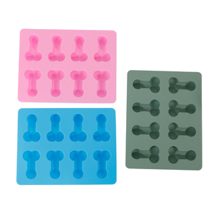 Moules à <span class=keywords><strong>chocolat</strong></span> en silicone certifié pour bonbons en forme de pénis Rocect à 8 cavités, bacs à glaçons, moules à desserts - Product Image 4