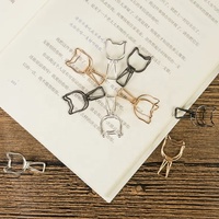 Clips de Carpeta Metálicos Huecos de Alta Calidad para Oficina, en Colores Dorado/Oro Rosa/Azul, con Logotipo Personalizado