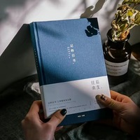 Carnet de notes A5 personnalisé en tissu de soie et lin, couverture rigide, dos doré, pages réutilisables et effaçables, papier noir, planificateur écologique