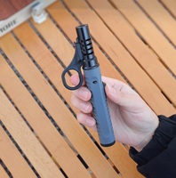 Briquet portable à flamme réglable, accessoire de camping, torche de barbecue, torche de pique-nique, briquet coupe-vent d'extérieur, dispositif d'allumage pour la randonnée