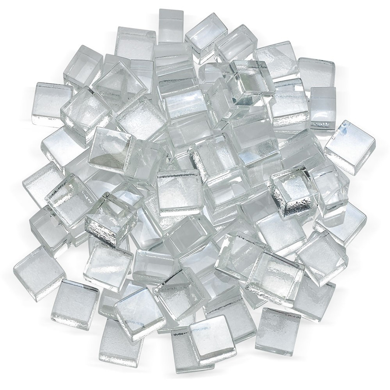 Clear Fire Glass Cubes