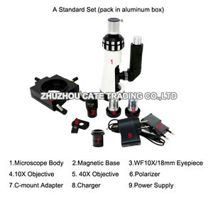 <span class=keywords><strong>100X</strong></span> 400X 500X 単眼ハンドヘルド偏光金属顕微鏡 - Product Image 6