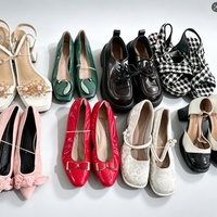 Chaussures d'occasion en gros, baskets usagées de style européen Little Bee pour femmes, marque de luxe, baskets effet vieilli.