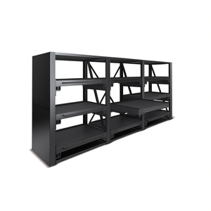 Fami System Ar Side Wall 900x2510 Mm Dark <b>Grey</b> Ral7000 Pallet Rack Component - Product Image 3