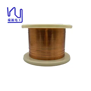 Fio de cobre retangular isolado 1.0mm x 0.60mm AIW classe 220 fio de cobre esmaltado liso