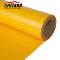 Bâche tissée enduite par PVC de polyester de rouleau résistant à l'abrasion 1100dex 600gsm bâche grattée par couteau