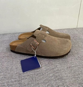 Zoccoli di Lusso Personalizzati da <span class=keywords><strong>Donna</strong></span>, Sandali Mule con Fibbia Regolabile, Supporto Plantare in <span class=keywords><strong>Sughero</strong></span>, Ciabatte Premium in Camoscio - Product Image 2