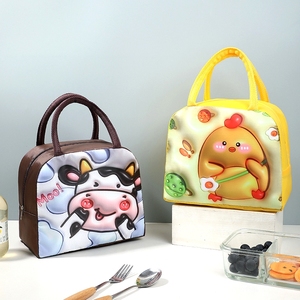 <span class=keywords><strong>Sac</strong></span> à déjeuner isotherme 3D motif Kawaii 2026, résistant aux taches et à la décoloration, léger, mignon dessin animé, <span class=keywords><strong>sac</strong></span> fourre-tout <span class=keywords><strong>Bento</strong></span> isolé pour enfants, fermeture éclair Oxford - Product Image 3