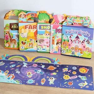 Libro de Pegatinas de Animales Silenciosos para Niños, Actividad de Entrenamiento de la Imaginación y Manualidades - Product Image 1