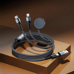 <span class=keywords><strong>Cable</strong></span> de Carga Rápida Multifuncional 5 en 1 de 100W, <span class=keywords><strong>Cable</strong></span> Magnético USB a <span class=keywords><strong>Tipo</strong></span> <span class=keywords><strong>C</strong></span> para Apple, para Watch, para iPhone - Product Image 4