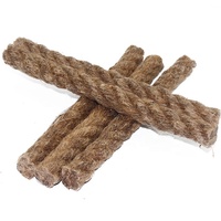 Corde en chanvre cirée à la paraffine écologique naturelle de 254 mm (10 pouces), allume-feu, torche pour le camping