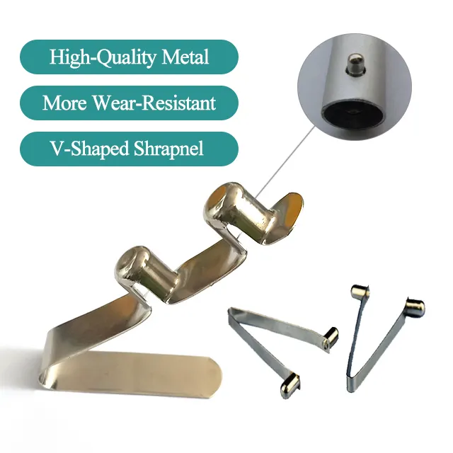 Factory Customized Metal Push Button Spring Snap Clip Locking Tube Stainless Steel Spring Button Clip