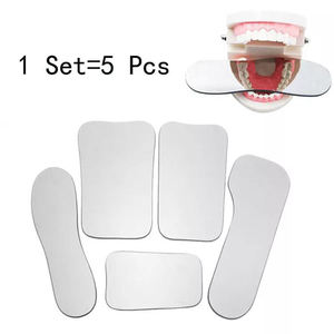 Meite Miroir Photo en Verre Dentaire Médical <span class=keywords><strong>Orthodontiste</strong></span> Bouche Réflecteur Miroir 5 Pcs - Product Image 3