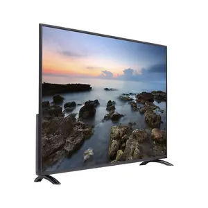 Produsen televisi OEM 32 inci televisi layar datar ATV DTV DVB-T2 S2 HDTV LED televisi televisi dengan IPTV IKS